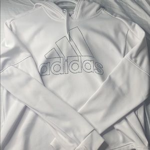 White Adidas sweatshirt